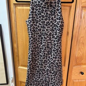 Abercrombie Leopard Print Active Sleeveless Dress